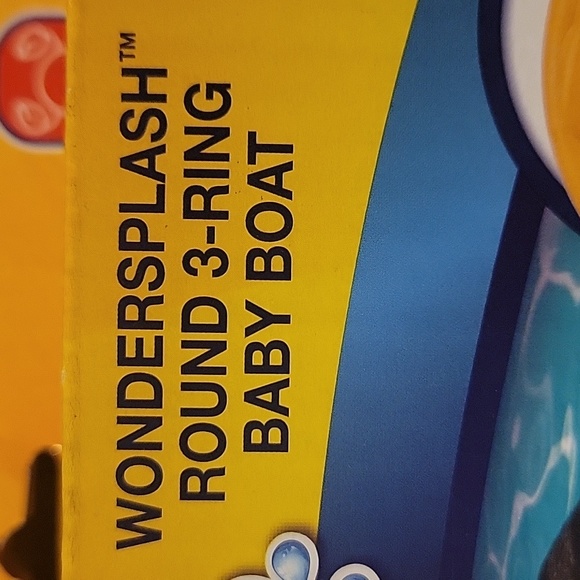 Swim Safe ABC Wondersplash Round 3 Ring Baby Boat Learning Water 0-1 25# - Picture 8 of 12